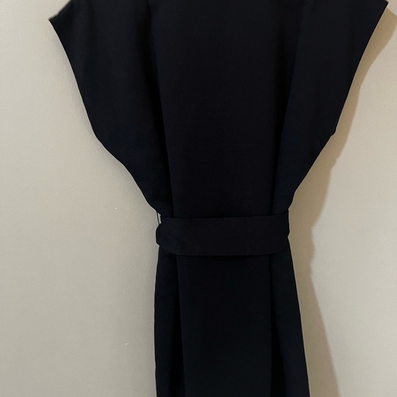 Marie Oliver Blue Sheath Dress Sleeveless V-Neck - Picture 11 of 13